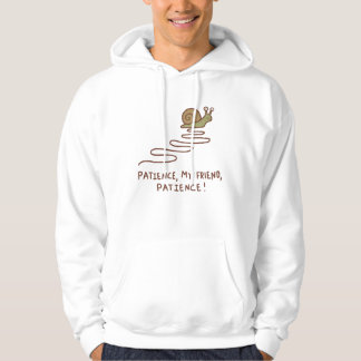 Schattige Slak Geduld Motivatie Spreuk Hoodie