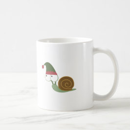 Schattige Slak Kerst Elf Koffiemok