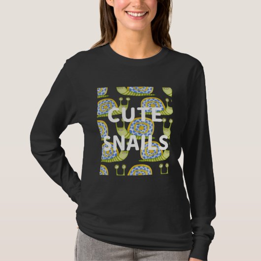 Schattige slakken Nr 1 T-shirt (Voorkant)