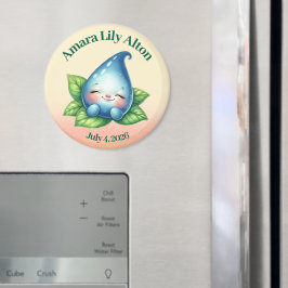 Schattige slapen Baby dauwdruppel Baby shower Magneet