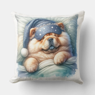 Schattige slapen Chow Chow Dog Sierkussen