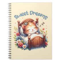 Schattige slapen Kitten Sweet Dreams Kinderkamer d