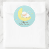 Schattige Slapen Lamb Baby shower Party Labels (Tas)