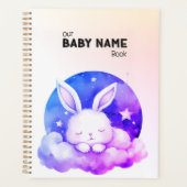 Schattige slapend konijn planner (Voorkant)