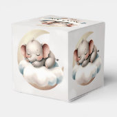 Schattige slapende baby dieren mooi feest bedankdoosjes (Achterkant)