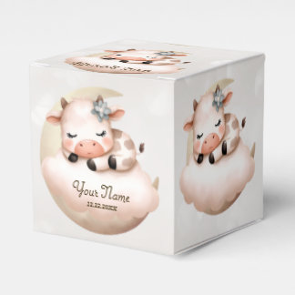Schattige slapende baby dieren mooi feest bedankdoosjes