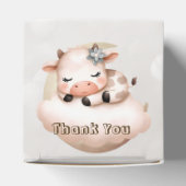Schattige slapende baby dieren mooi feest bedankdoosjes (Bovenkant)