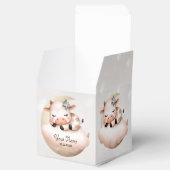 Schattige slapende baby dieren mooi feest bedankdoosjes (Geopend)