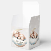 Schattige slapende baby dieren mooi feest bedankdoosjes (Geopend)