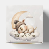 Schattige slapende baby dieren mooi feest bedankdoosjes (Bovenkant)