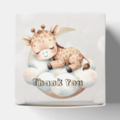 Schattige slapende baby dieren mooi feest bedankdoosjes (Bovenkant)