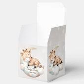 Schattige slapende baby dieren mooi feest bedankdoosjes (Geopend)