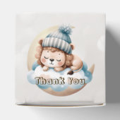 Schattige slapende baby dieren mooi feest bedankdoosjes (Bovenkant)