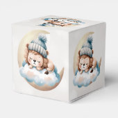 Schattige slapende baby dieren mooi feest bedankdoosjes (Achterkant)