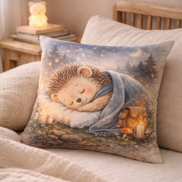 Schattige Slapende Egel Kinderkamer & Babykamer Kussen