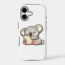 Schattige slapende koala met kussen