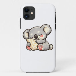 Schattige slapende koala met kussen Case-Mate iPhone case