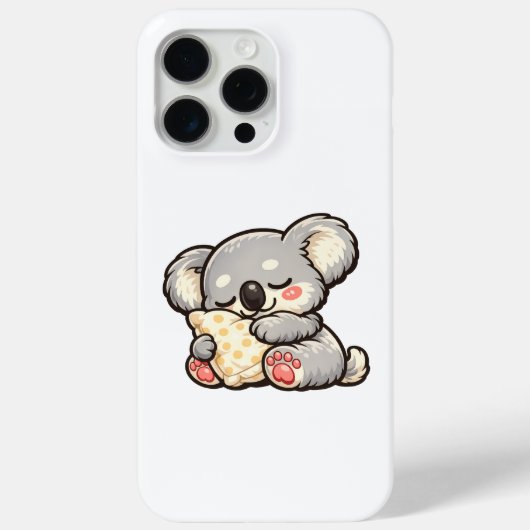 Schattige slapende koala met kussen Case-Mate iPhone case (Achterkant)