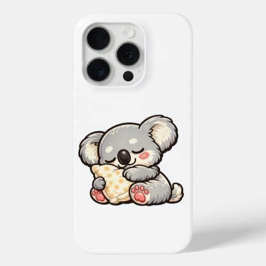 Schattige slapende koala met kussen Case-Mate iPhone case (Achterkant)