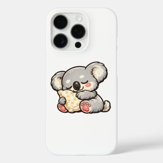 Schattige slapende koala met kussen Case-Mate iPhone case (Achterkant)