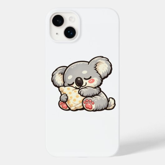 Schattige slapende koala met kussen Case-Mate iPhone case (Achterkant)