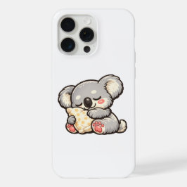 Schattige slapende koala met kussen iPhone 15 pro max case