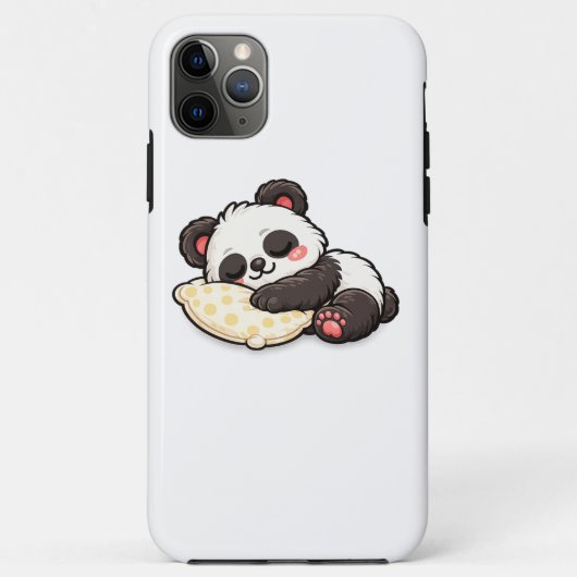 Schattige slapende panda met kussen Case-Mate iPhone case (Achterkant)