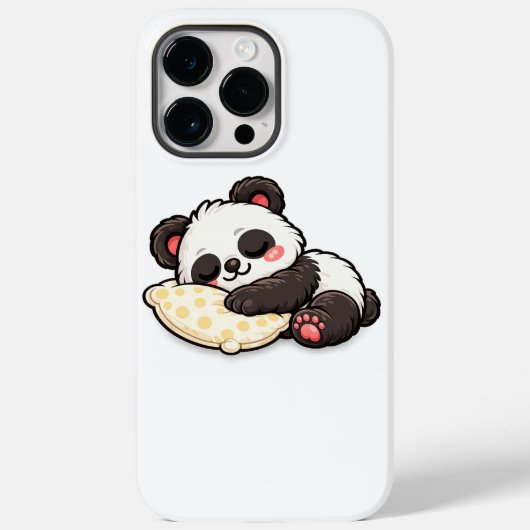 Schattige slapende panda met kussen Case-Mate iPhone case (Achterkant)