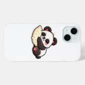 Schattige slapende panda met kussen Case-Mate iPhone case (Achterkant (horizontaal))