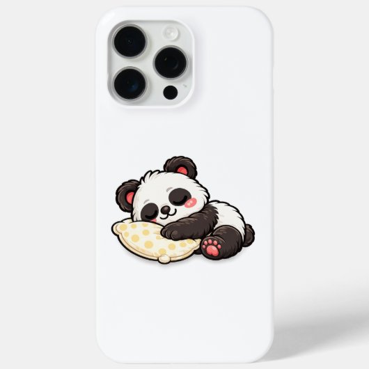 Schattige slapende panda met kussen Case-Mate iPhone case (Achterkant)
