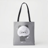 Schattige slaperige panda tote bag (Voorkant)