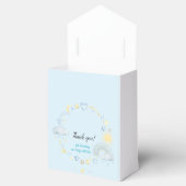 Schattige slaperige teddybeer op het Baby shower Bedankdoosjes (Geopend)