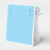 Schattige slaperige teddybeer op het Baby shower Bedankdoosjes (Achterkant)