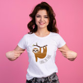 Schattige sleuf "Hang daar in" T-shirt