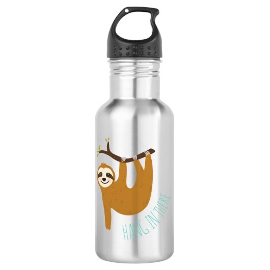 Schattige sleuf "Hang daar in" Waterfles (Voorkant)