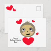 Schattige sleuf met hart - Fijne Valentijnsdag Briefkaart (Voorkant / Achterkant)