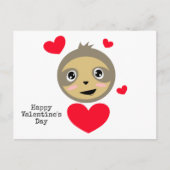 Schattige sleuf met hart - Fijne Valentijnsdag Briefkaart (Voorkant)