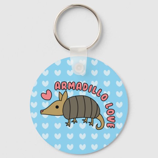 Schattige Sleutelhanger Kawaii Armadillo (Voorkant)
