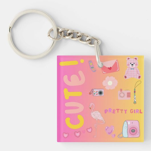 Schattige Sleutelhanger – Klein Charme, Grote Glim (voorkant)