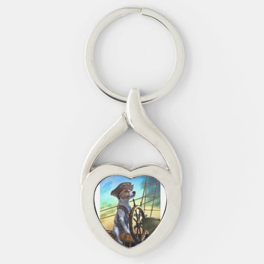 schattige sleutelhanger voor hondenliefhebbers (Voorkant)