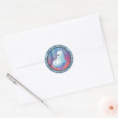 Schattige Slingerende Geest Envelope Zegel (Envelop)