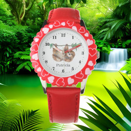 schattige sloeber naam toevoegen Kijk uit Horloge