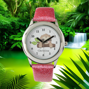 schattige sloeber naam toevoegen Kijk uit Horloge
