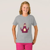 Schattige Sloth Yoga Meditatie T-shirt (Voorkant volledig)