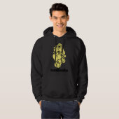 Schattige Sloth Yoga Pose Hoodie (Voorkant volledig)