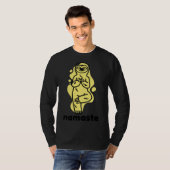 Schattige Sloth Yoga Pose T-shirt (Voorkant volledig)