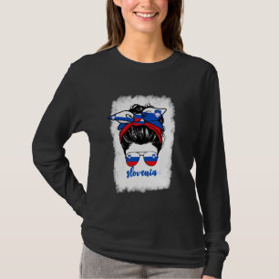 Schattige Slovenië voor meisje Sloveense vlag meis T-shirt