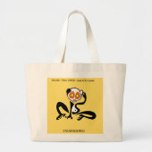 Schattige Slow LORIS - Bedreigd dier - Wildlife Grote Tote Bag (Voorkant)