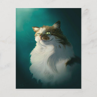 Schattige sluwe kat cadeau| Grappige kat voor verj Flyer