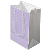 Schattige Smiley Tand - Lavendel Medium Cadeauzakje (Voorkant Gekanteld)